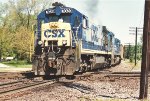 Southbound ballast train clumps across the NS